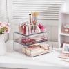 imageVtopmart 1 Tier Clear Makeup Organizer Cosmetic Storage for Dresser Countertop and Bathroom Vanity Beauty Holder for Lipstick Brush Skincare3 Tier