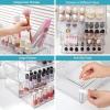 imageVtopmart 1 Tier Clear Makeup Organizer Cosmetic Storage for Dresser Countertop and Bathroom Vanity Beauty Holder for Lipstick Brush Skincare5 Tier 2 Sizes Drawer