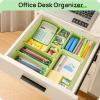 imageVtopmart 25 PCS Plastic Drawer Organizers Set 4Size Versatile Bathroom and Vanity Drawer Organizer Trays Storage Bins for Makeup Bedroom Kitchen Gadgets Utensils and OfficeLight Green