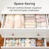 imageVtopmart 4 Pack Underwear Drawer Organizers Set 67824 Cells Clothes Drawer Dividers Dresser Organizers Bins for Socks Bras Scarves Ties NonWoven Fabric Storage Boxes for Closet Nursery4 Pack  67824 Cells