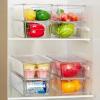 imageVtopmart 8pcs Clear Organizers and Storage Bins with Lids Stackable Plastic Storage Containers with Handles for Fridge Freezer Pantry Cabinet Kitchen Organization12