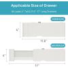 imageVtopmart Drawer Dividers for Clothes 4 Pack Adjustable 4quot High Expandable from 116quot17quot Dresser Drawer Organizer Plastic Drawers Separators for Dresser Baby Clothes Kitchen and Office Storage