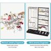 imageVtopmart Jewelry Holder Organizer Stand Tree for Earring Necklace Ring Bracelets Display and Storage with 90 Holes 12 Hooks All Black