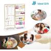 imageVtopmart Jewelry Holder Organizer Stand Tree for Earring Necklace Ring Bracelets Display and Storage with 90 Holes 12 Hooks GoldWhite