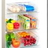 imageVtopmart Set of 8 Fridge Organizer Refrigerator Organizer Bins with Handles Freezer Organizer Clear Organizing Bins BPAFree Fridge Storage Containers for Fridge Freezer Cabinet Kitchen Pantry