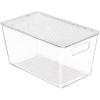 imageVtopmart 8 Pack Clear Stackable Storage Bins with Lids Large Plastic Containers with Handle for Pantry Organization and StoragePerfect for Kitchen Fridge Cabinet Bathroom Organizer1