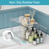 imageVtopmart 6 Pack Clear Stackable Storage DrawersEasy to Assemble Bathroom Organizers and Storage with handlesPlastic Drawers for Kitchen PantryCabinetUnder Sink Organization6