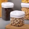 imageVtopmart 4 PCS Airtight Food Storage Containers BPA Free Plastic Spaghetti Pasta Containers with Easy Lock Lids for Kitchen Pantry Organization and Storage Include 24 Labels 18L6