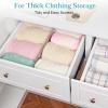 imageVtopmart 4 Pack 6quot Tall Upgrade Drawer Dividers for Big and Deep Drawer 128quot223quot Adjustable Expandable Dresser Drawer Organizer Clear Plastic Separators for Dresser Baby Supplies Kitchenware8
