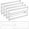 imageVtopmart 4 Pack 6quot Tall Upgrade Drawer Dividers for Big and Deep Drawer 128quot223quot Adjustable Expandable Dresser Drawer Organizer Clear Plastic Separators for Dresser Baby Supplies Kitchenware4
