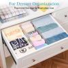 imageVtopmart 4 Pack 6quot Tall Upgrade Drawer Dividers for Big and Deep Drawer 128quot223quot Adjustable Expandable Dresser Drawer Organizer Clear Plastic Separators for Dresser Baby Supplies Kitchenware4