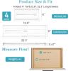imageVtopmart 4 Pack 6quot Tall Upgrade Drawer Dividers for Big and Deep Drawer 128quot223quot Adjustable Expandable Dresser Drawer Organizer Clear Plastic Separators for Dresser Baby Supplies Kitchenware4
