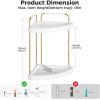 imageVtopmart 2Tier Bathroom Corner Organizer Countertop GoldGold