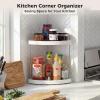 imageVtopmart 2Tier Bathroom Corner Organizer Countertop GoldSilver