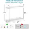 imageVtopmart 2Tier Bathroom Organizer Countertop GoldSilver
