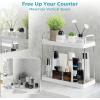 imageVtopmart 2Tier Bathroom Organizer Countertop GoldSilver