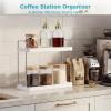 imageVtopmart 2Tier Bathroom Organizer Countertop GoldSilver