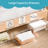 imageVtopmart 5 Pack Large amp Medium Stackable Drawer Organizer Set 108QT Easy Assembly Clear Plastic Storage Cabinet Durable Dresser for Closet Bedroom Entryway Playroom amp Apartment Organization4pk Large