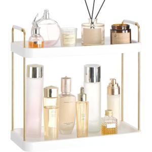 imageVtopmart 2Tier Bathroom Organizer Countertop GoldGold