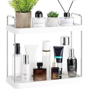 imageVtopmart 2Tier Bathroom Organizer Countertop GoldSilver