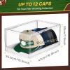 imageVtopmart 6 Pack Hat Organizer for Baseball Caps Clear Hats Holder Box with Drawer Large Cap Storage with Sliding Tray Stackable Rack Display Case with Magnetic Door Each Holds 12 Hats6