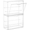 imageVtopmart 1 Pack Acrylic Display Case Stackable Figure Display Case with Magnetic Door amp Adjustable Shelves Clear Collectibles Showcase for Action Figures Miniatures Models2