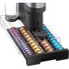 imageVtopmart Coffee Pod Drawer Organizer for Nespresso Vertuo Pods Holds 40 Large or 60 Small Capsules Acrylic Coffee Pod Holder with Smooth PullOut AntiSlip Clear Storage