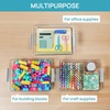image:imageVtopmart 6 Qt Plastic Storage Bins with Lids Clear Sensory Bins Arts Crafts Organizers and Storage Stackable Containers for Home Office and School Supplies 8 PackGrey