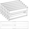 image:imageVtopmart 6 Pack 6 Tall Upgrade Drawer Dividers for Big and Deep Drawer 128223 Adjustable Expandable Dresser Drawer Organizer Clear Plastic Separators for Dresser Baby Supplies Kitchenware6