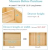 image:imageVtopmart 6 Pack 6 Tall Upgrade Drawer Dividers for Big and Deep Drawer 128223 Adjustable Expandable Dresser Drawer Organizer Clear Plastic Separators for Dresser Baby Supplies Kitchenware4