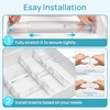 image:imageVtopmart 6 Pack 6 Tall Upgrade Drawer Dividers for Big and Deep Drawer 128223 Adjustable Expandable Dresser Drawer Organizer Clear Plastic Separators for Dresser Baby Supplies Kitchenware4