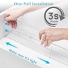 image:imageVtopmart 6 Pack 6 Tall Upgrade Drawer Dividers for Big and Deep Drawer 128223 Adjustable Expandable Dresser Drawer Organizer Clear Plastic Separators for Dresser Baby Supplies Kitchenware6