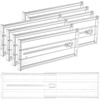 image:imageVtopmart 6 Pack 6 Tall Upgrade Drawer Dividers for Big and Deep Drawer 128223 Adjustable Expandable Dresser Drawer Organizer Clear Plastic Separators for Dresser Baby Supplies Kitchenware8