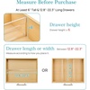 image:imageVtopmart 6 Pack 6 Tall Upgrade Drawer Dividers for Big and Deep Drawer 128223 Adjustable Expandable Dresser Drawer Organizer Clear Plastic Separators for Dresser Baby Supplies Kitchenware6