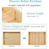 image:imageVtopmart 6 Pack 6 Tall Upgrade Drawer Dividers for Big and Deep Drawer 128223 Adjustable Expandable Dresser Drawer Organizer Clear Plastic Separators for Dresser Baby Supplies Kitchenware8