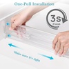 image:imageVtopmart 6 Pack 6 Tall Upgrade Drawer Dividers for Big and Deep Drawer 128223 Adjustable Expandable Dresser Drawer Organizer Clear Plastic Separators for Dresser Baby Supplies Kitchenware8