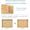 image:imageVtopmart 6 Pack 6 Tall Upgrade Drawer Dividers for Big and Deep Drawer 128223 Adjustable Expandable Dresser Drawer Organizer Clear Plastic Separators for Dresser Baby Supplies Kitchenware6