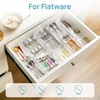 image:imageVtopmart 6 Pack 6 Tall Upgrade Drawer Dividers for Big and Deep Drawer 128223 Adjustable Expandable Dresser Drawer Organizer Clear Plastic Separators for Dresser Baby Supplies Kitchenware6
