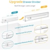 image:imageVtopmart 6 Pack 6 Tall Upgrade Drawer Dividers for Big and Deep Drawer 128223 Adjustable Expandable Dresser Drawer Organizer Clear Plastic Separators for Dresser Baby Supplies Kitchenware4