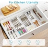 image:imageVtopmart 6 Pack 6 Tall Upgrade Drawer Dividers for Big and Deep Drawer 128223 Adjustable Expandable Dresser Drawer Organizer Clear Plastic Separators for Dresser Baby Supplies Kitchenware8