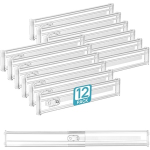 image:imageVtopmart 6 Pack 6 Tall Upgrade Drawer Dividers for Big and Deep Drawer 128223 Adjustable Expandable Dresser Drawer Organizer Clear Plastic Separators for Dresser Baby Supplies Kitchenware12