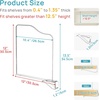image:imageVtopmart 12 Extra Tall x 12 Deep Shelf Dividers for Closet Organization 12 Pack Clear Closet Organizers for Deep Shelves Maximizing Vertical Space for Sweaters Jeans and Clothes Storage12