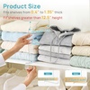 image:imageVtopmart 12 Extra Tall x 12 Deep Shelf Dividers for Closet Organization 12 Pack Clear Closet Organizers for Deep Shelves Maximizing Vertical Space for Sweaters Jeans and Clothes Storage12