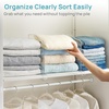 image:imageVtopmart 12 Extra Tall x 12 Deep Shelf Dividers for Closet Organization 12 Pack Clear Closet Organizers for Deep Shelves Maximizing Vertical Space for Sweaters Jeans and Clothes Storage8