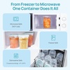 image:imageVtopmart 12 Pack 32oz Soup Containers with Airtight Lids Deli Containers for TakeOut Plastic Food Freezer Storage Containers for Meal Prep Salad Fruit Lunch MicrowaveDishwasherFreezer Safe32oz