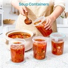 image:imageVtopmart 12 Pack 32oz Soup Containers with Airtight Lids Deli Containers for TakeOut Plastic Food Freezer Storage Containers for Meal Prep Salad Fruit Lunch MicrowaveDishwasherFreezer Safe32oz
