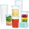 image:imageVtopmart 12 Pack 32oz Soup Containers with Airtight Lids Deli Containers for TakeOut Plastic Food Freezer Storage Containers for Meal Prep Salad Fruit Lunch MicrowaveDishwasherFreezer Safe32oz