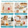image:imageVtopmart 12 Pack 32oz Soup Containers with Airtight Lids Deli Containers for TakeOut Plastic Food Freezer Storage Containers for Meal Prep Salad Fruit Lunch MicrowaveDishwasherFreezer Safe24oz