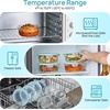 image:imageVtopmart 5Pack 30oz Glass Storage Containers with Lids Glass Meal Prep Food Container Sets with Snap Airtight Lid for Microwave Oven Freezer and Dishwasher GreyGreen