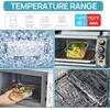 image:imageVtopmart 5Pack 30oz Glass Storage Containers with Lids Glass Meal Prep Food Container Sets with Snap Airtight Lid for Microwave Oven Freezer and Dishwasher GreyBlue